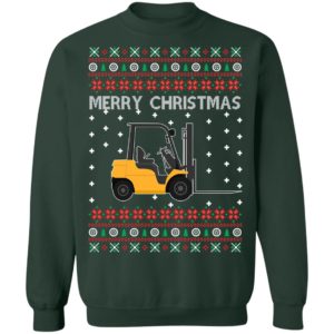 Merry Christmas Forklift Ugly Sweater image Merry Christmas Forklift Ugly Sweater