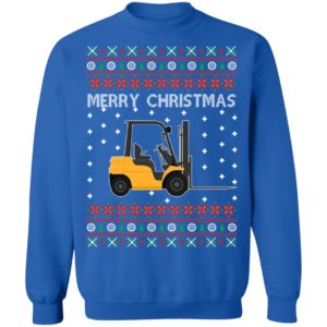 Merry Christmas Forklift Ugly Sweater image Merry Christmas Forklift Ugly Sweater