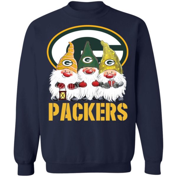 Gnomies Green Bay Packers Christmas Shirt