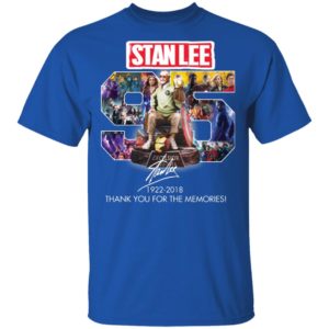 96 Years Of Stan Lee thank you For The Memories Signature Shirt