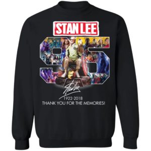 96 Years Of Stan Lee thank you For The Memories Signature Shirt