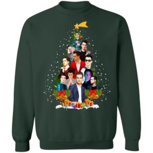 Brendon Urie Christmas Tree Sweatshirt image Brendon Urie Christmas Tree Sweatshirt