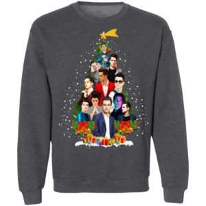 Brendon Urie Christmas Tree Sweatshirt image Brendon Urie Christmas Tree Sweatshirt