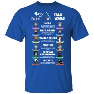 Harry Potter vs Star Wars Character Shirt