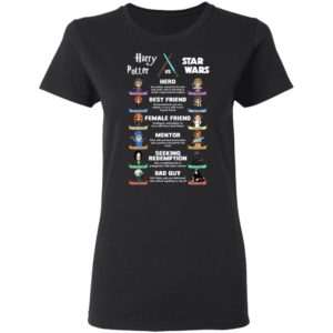 Harry Potter vs Star Wars Character Shirt