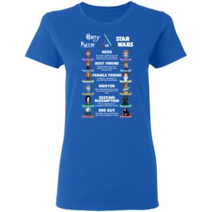Harry Potter vs Star Wars Character Shirt