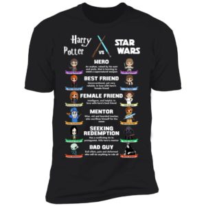 Harry Potter vs Star Wars Character Shirt
