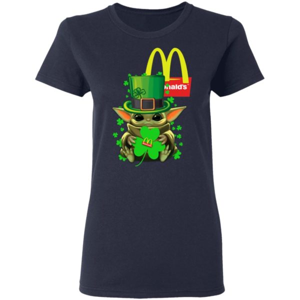 Baby Yoda McDonalds Shamrock St. Patrick's Day Shirt