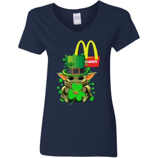 Baby Yoda McDonalds Shamrock St. Patrick's Day Shirt