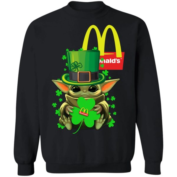 Baby Yoda McDonalds Shamrock St. Patrick's Day Shirt