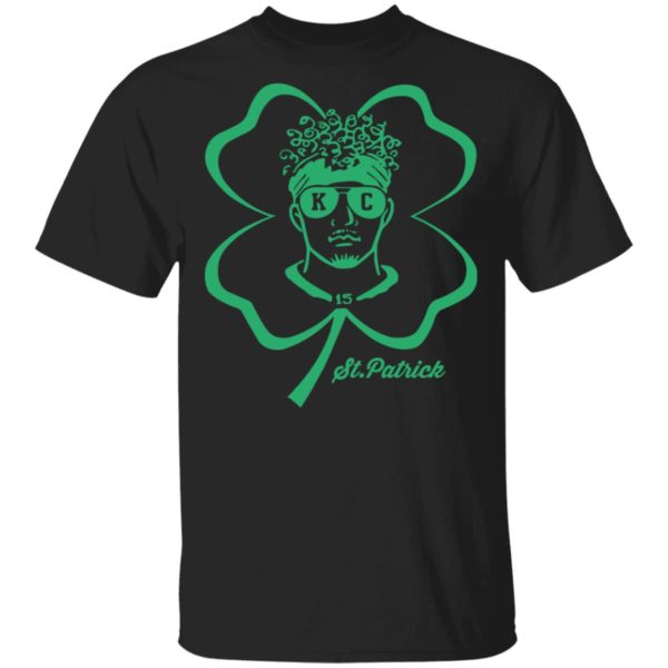 Happy St Patrick's Day 15 Patrick Mahomes Kansas City Chiefs Shirt