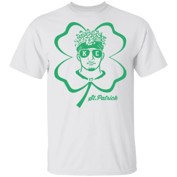 Happy St Patrick's Day 15 Patrick Mahomes Kansas City Chiefs Shirt