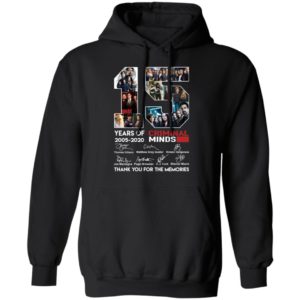15 Years Of Criminal Minds 2002 2020 Thank You For The Memories Shirt image 15 Years Of Criminal Minds 2002 2020 Thank You For The Memories Shirt