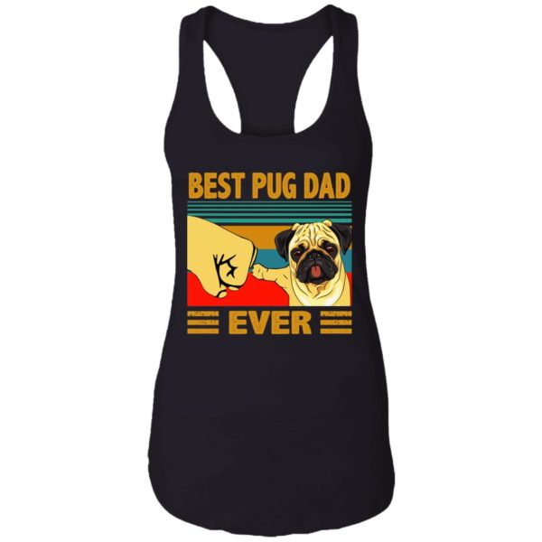 Best Pug Dad Ever Retro Vintage Shirt