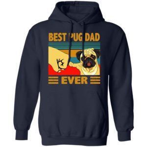 Best Pug Dad Ever Retro Vintage Shirt image Best Pug Dad Ever Retro Vintage Shirt