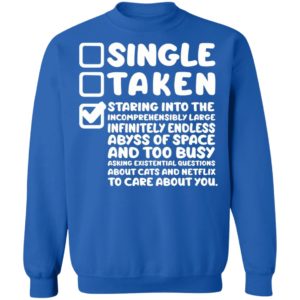 Staring Into The Incomprehensibly Large Infinitely Endless Abyss Of Space Ladies Shirt