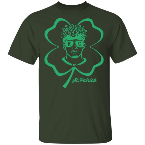 Happy St Patrick's Day 15 Patrick Mahomes Kansas City Chiefs Shirt