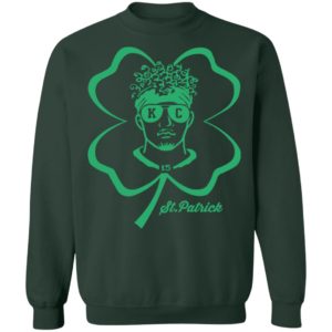 Happy St Patrick's Day 15 Patrick Mahomes Kansas City Chiefs Shirt image Happy St Patrick's Day 15 Patrick Mahomes Kansas City Chiefs Shirt