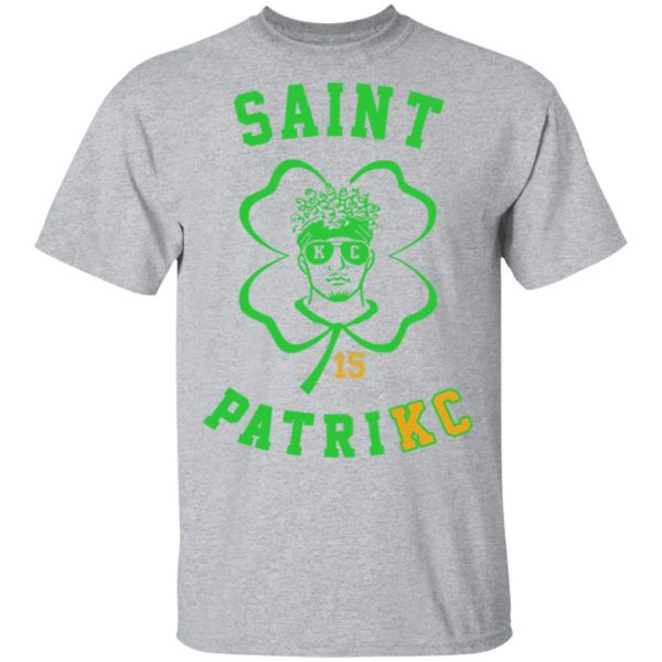 Saint Patrick Happy St Patrick's Day 15 Patrick Mahomes Kansas City Chiefs Shirt