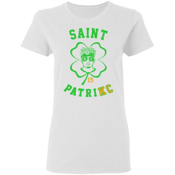 Saint Patrick Happy St Patrick's Day 15 Patrick Mahomes Kansas City Chiefs Shirt