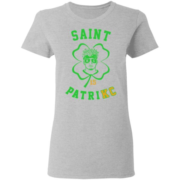 Saint Patrick Happy St Patrick's Day 15 Patrick Mahomes Kansas City Chiefs Shirt