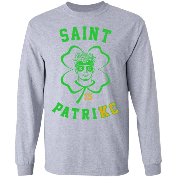 Saint Patrick Happy St Patrick's Day 15 Patrick Mahomes Kansas City Chiefs Shirt