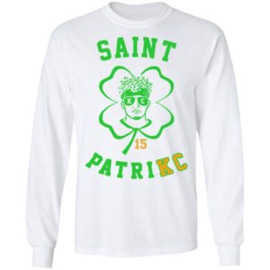 15 Patrick Mahomes St. Patrick's day Kansas City Chiefs t-shirt by