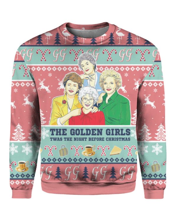 The Golden Girls 3D Print Christmas Shirt