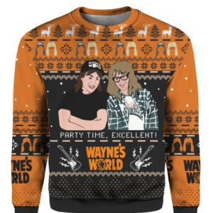 Wayne S World 2211 3D All Over Print Christmas Shirt