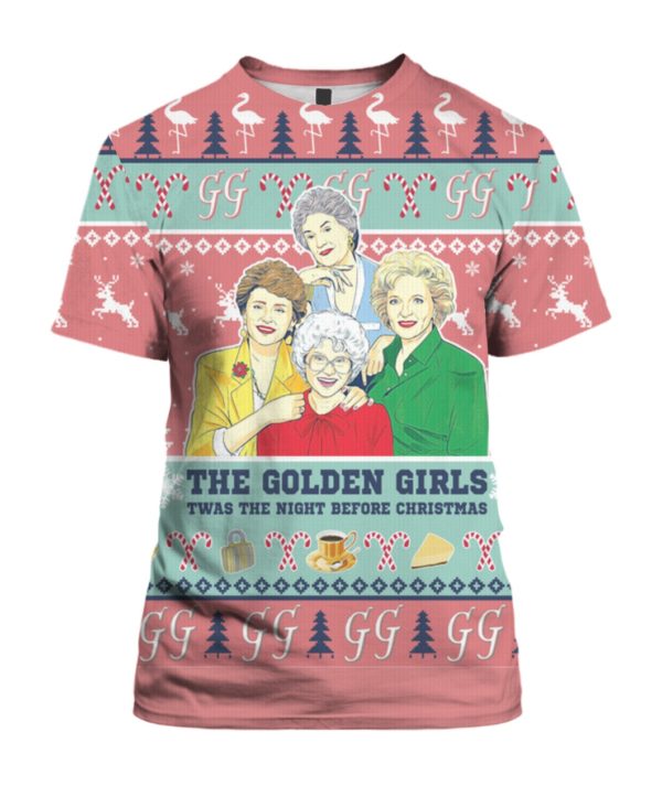 The Golden Girls 3D Print Christmas Shirt