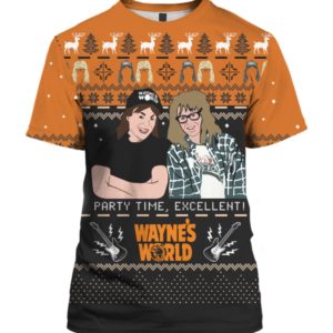 Wayne S World 2211 3D All Over Print Christmas Shirt