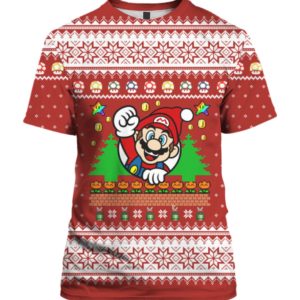 Super Mario MRV2 3D All Over Print Shirt image Super Mario MRV2 3D All Over Print Shirt