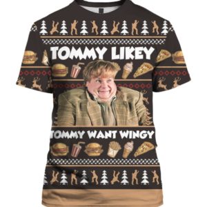 Tommy Boy Tommy Likey 3D Print All Over Christmas Shirt