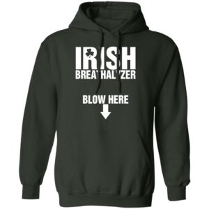Irish Breathalyzer Blow Here Shirt