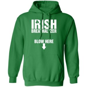 Irish Breathalyzer Blow Here Shirt