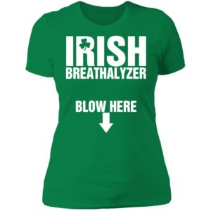 Irish Breathalyzer Blow Here Shirt