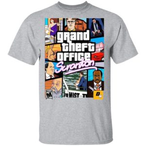 Grand Theft Office Scranton Parody Grand Theft Auto Shirt