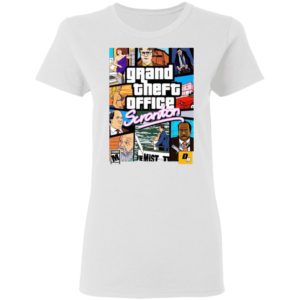 Grand Theft Office Scranton Parody Grand Theft Auto Shirt