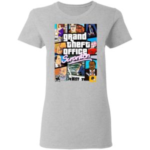 Grand Theft Office Scranton Parody Grand Theft Auto Shirt