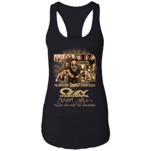 72 Years Of Black Sabbath 1948 2020 Thank You For The Memories Ozzy Osbourne Shirt