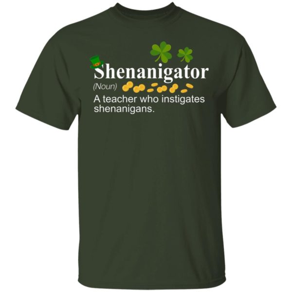 Shenanigator A Teacher Who Instigates Shenanigans Shirt