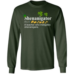 Shenanigator A Teacher Who Instigates Shenanigans Shirt