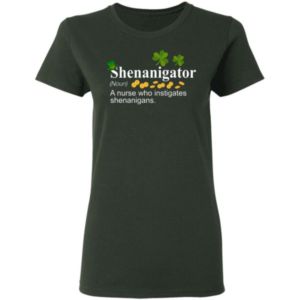 Shenanigator A Nurse Who Instigates Shenanigans Shirt