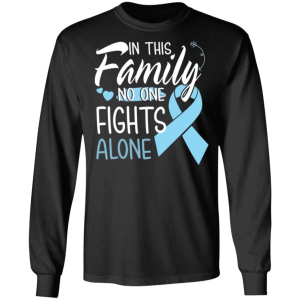 In This Family No One Fights Alone Prostate Cancer Shirt