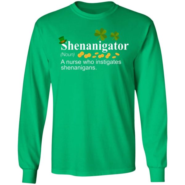 Shenanigator A Nurse Who Instigates Shenanigans Shirt