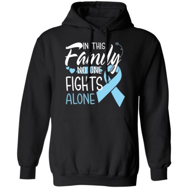In This Family No One Fights Alone Prostate Cancer Shirt