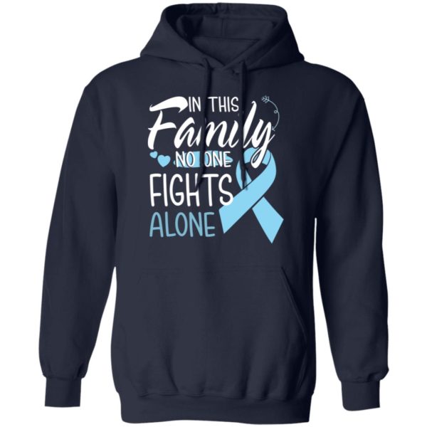 In This Family No One Fights Alone Prostate Cancer Shirt