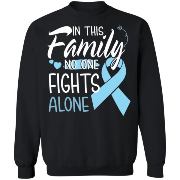 In This Family No One Fights Alone Prostate Cancer Shirt