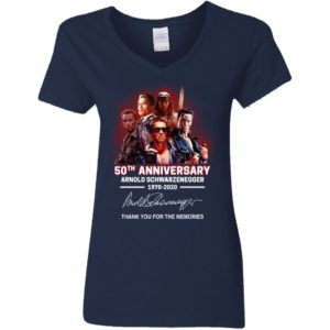 Arnold Schwarzenegger 50Th Anniversary Signed Thank You For Memories T Shirt