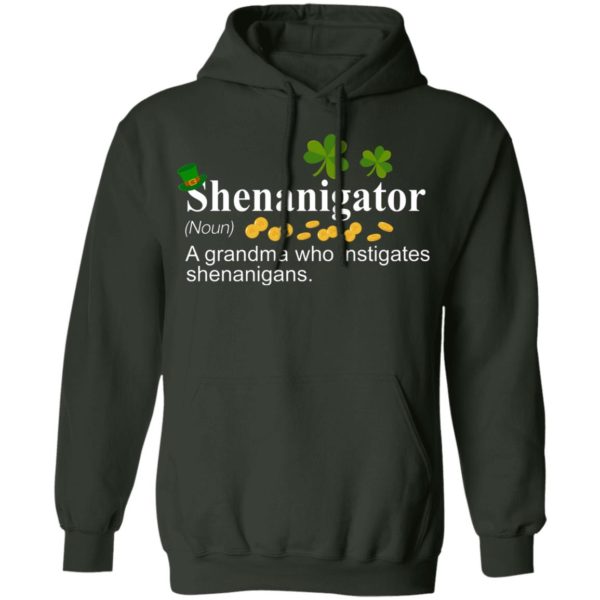 Shenanigator A Grandma Who Instigates Shenanigans Irish Shirt